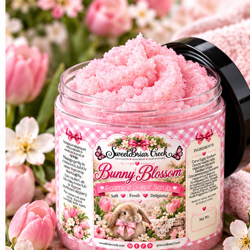 Bunny Blossom Foaming Sugar Scrub