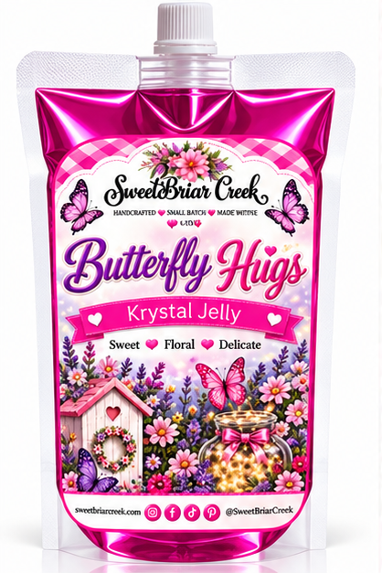 Butterfly Hugs Krystal Jelly Squeeze for wax warmers