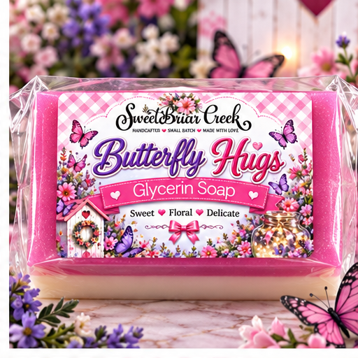 Butterfly Hugs Coconut Milk Glycerin Soap
