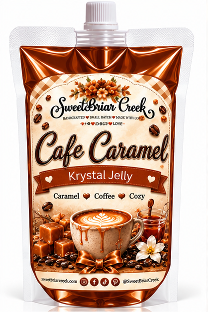 Cafe Caramel Krystal Jelly Squeeze for wax warmers.