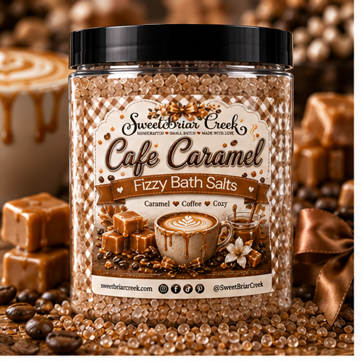 Cafe Caramel Fizzy Bath Salt Soak