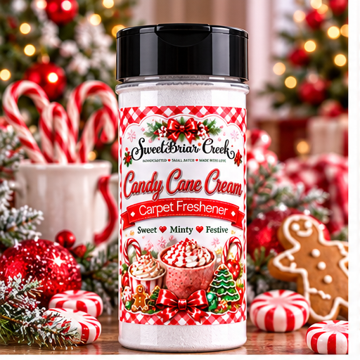 Candy Cane Cream Carpet Freshener Powder