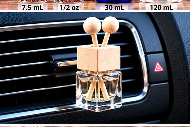 Candy Cane Cream Hanging Car Diffuser & Refills