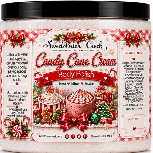 Candy Cane Cream Body Polish