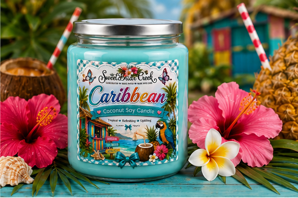 Caribbean Coconut Soy Candle