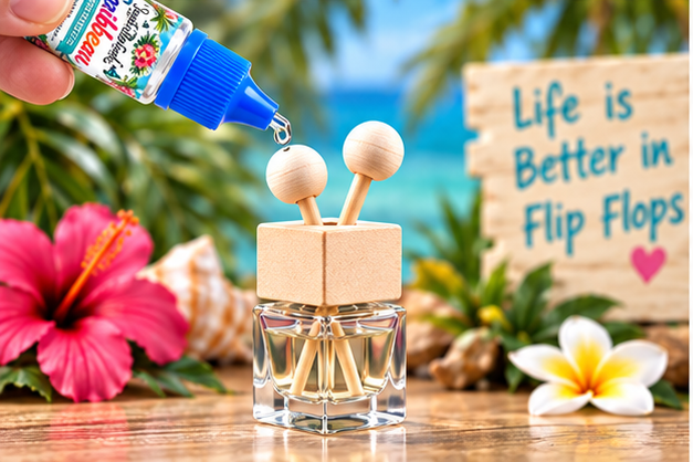 Caribbean Hanging Car Diffuser & Refills