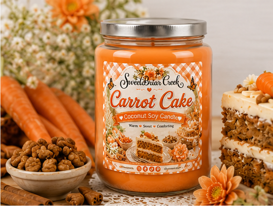 Carrot Cake Coconut Soy Candle