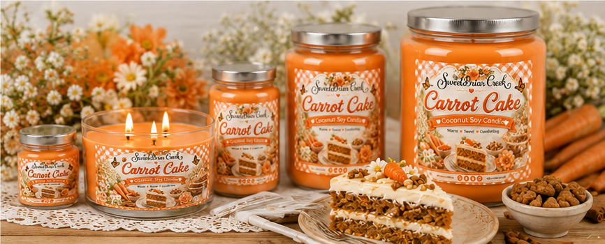 Carrot Cake Coconut Soy Candle