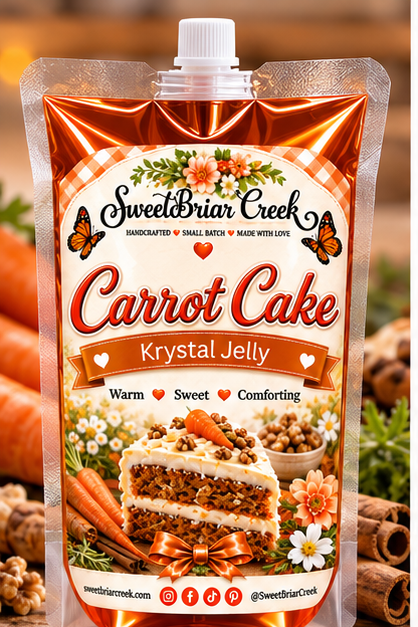 Carrot Cake Krystal Jelly Squeeze for wax warmers