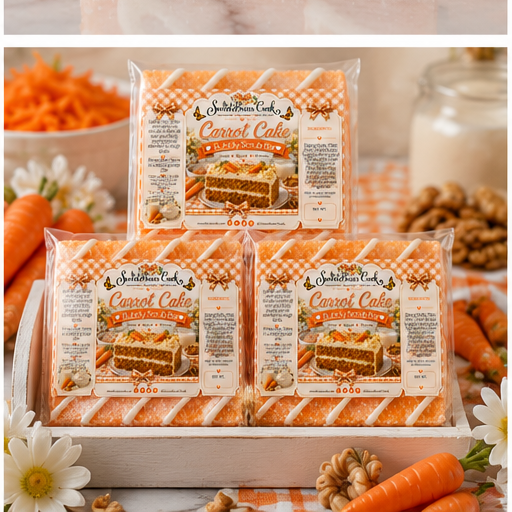 Carrot Cake Bubbly Scrub Body Bars
