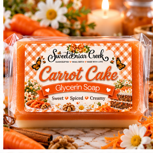 Carrot Cake Coconut Milk Glycerin Soap