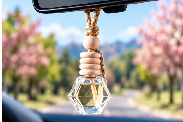 Cherry  Almond Hanging Car Diffuser & Refills