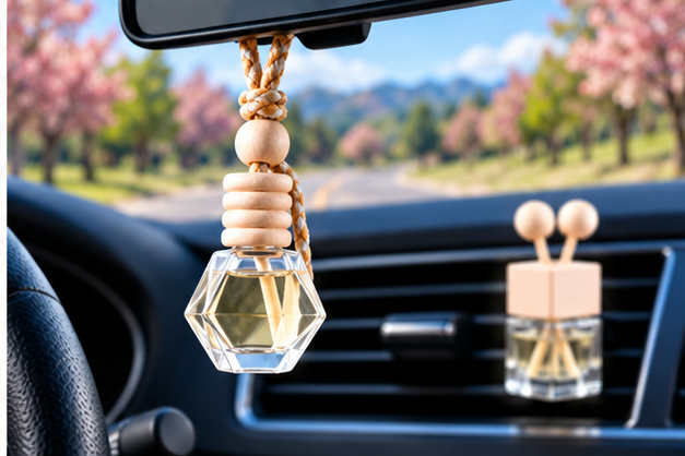 Cherry  Almond Hanging Car Diffuser & Refills