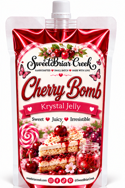 Cherry Bomb Krystal Jelly Squeeze for wax warmers.