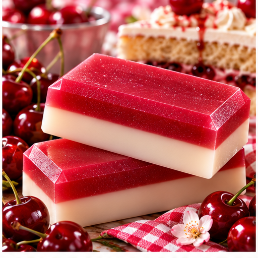 Cherry Bomb Coconut Milk Glycerin Soap