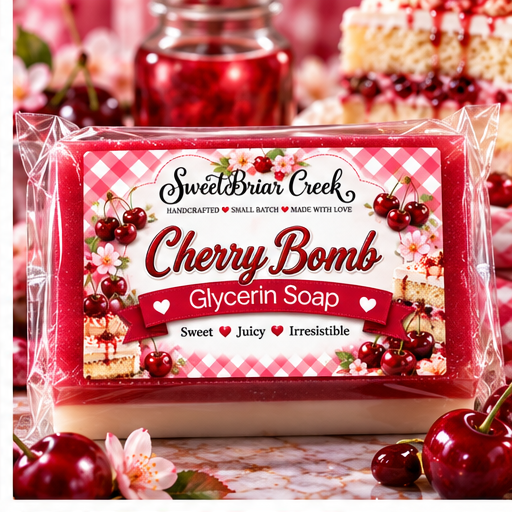 Cherry Bomb Coconut Milk Glycerin Soap