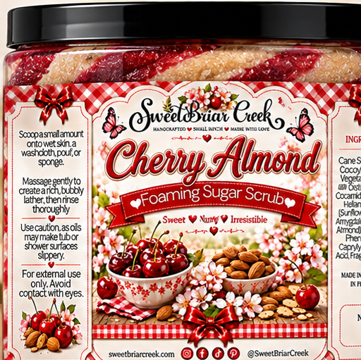 Cherry Almond Foaming Sugar Scrub