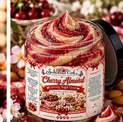 Cherry Almond Foaming Sugar Scrub