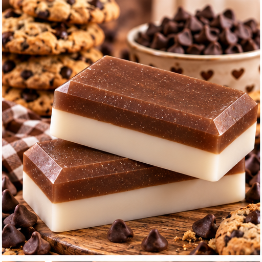 Chocolate Chip Cookie Coconut Milk Glycerin Soap