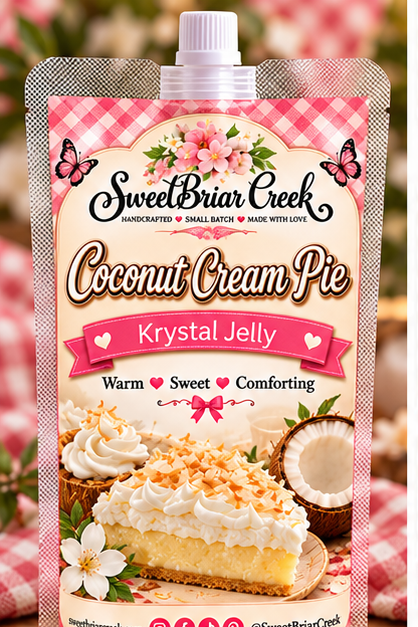 Coconut Cream Pie Krystal Jelly Squeeze for wax warmers