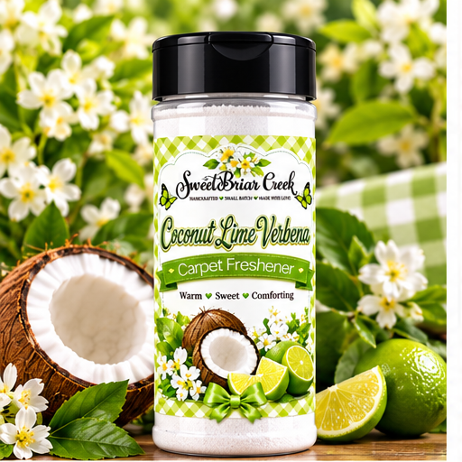 Coconut Lime Verbena Carpet Freshener Powder