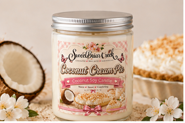 Coconut Cream Pie Coconut Soy Candle