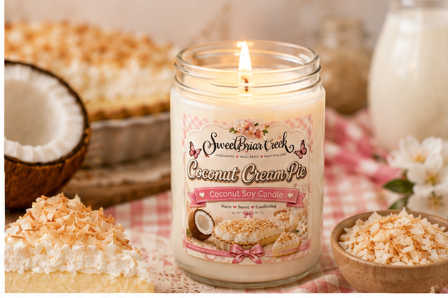 Coconut Cream Pie Coconut Soy Candle