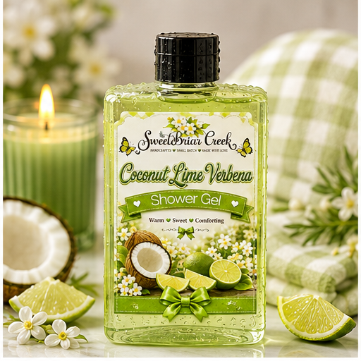 Coconut Lime Verbena Shower Gel + Bubble Bath