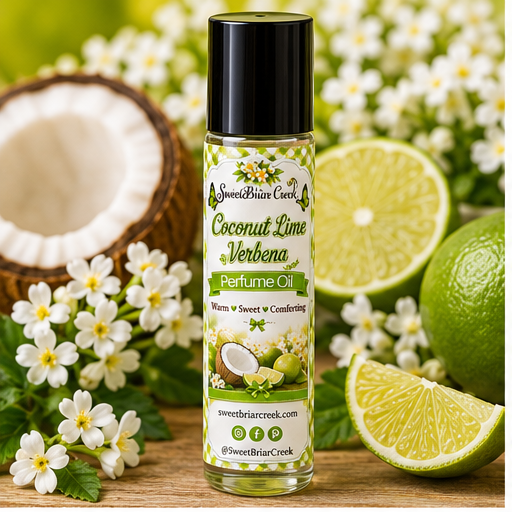 Coconut Lime Verbena Roll on Perfume