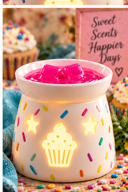 Confetti Cake Krystal Jelly Squeeze for wax warmers.