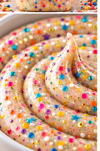 Confetti Cake Squeezie Wax + Scoopable melts for Waxwarmer