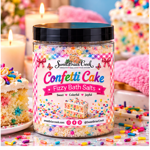 Confetti Cake Fizzy Bath Salt Soak