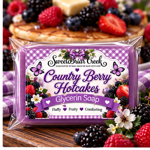 Country Berry Hotcakes Coconut Milk Glycerin Soap