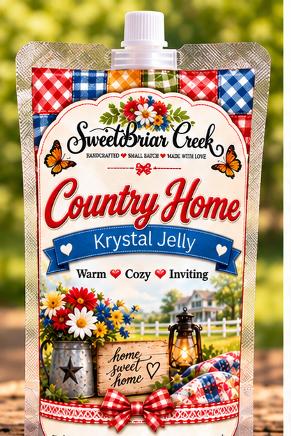 Country Home Krystal Jelly Squeeze for wax warmers.