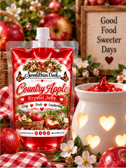 Country Apple Krystal Jelly Squeeze for wax warmers