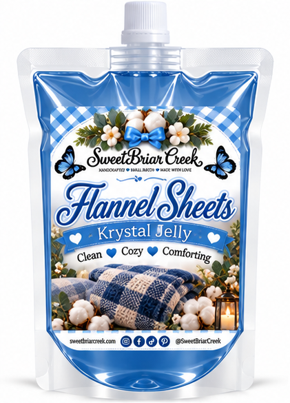 Flannel Sheets Krystal Jelly Squeeze for wax warmers