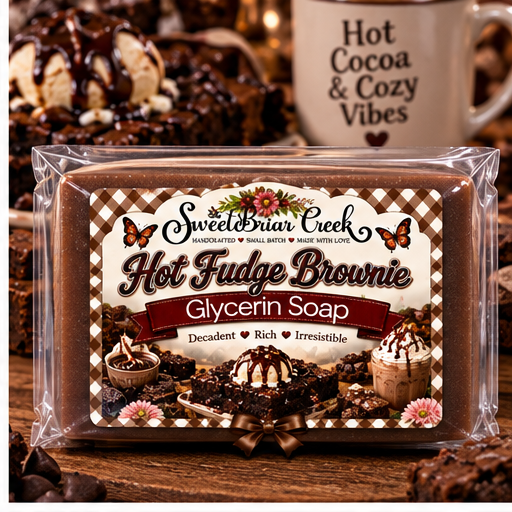 Hot Fudge Brownie Coconut Milk Glycerin Soap