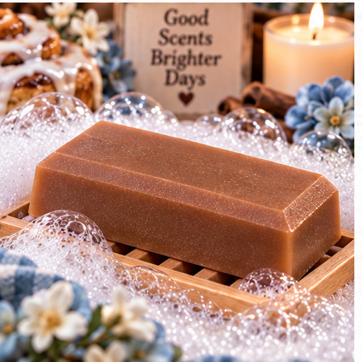 Iced Cinnamon Buns Coconut Milk Glycerin Soap