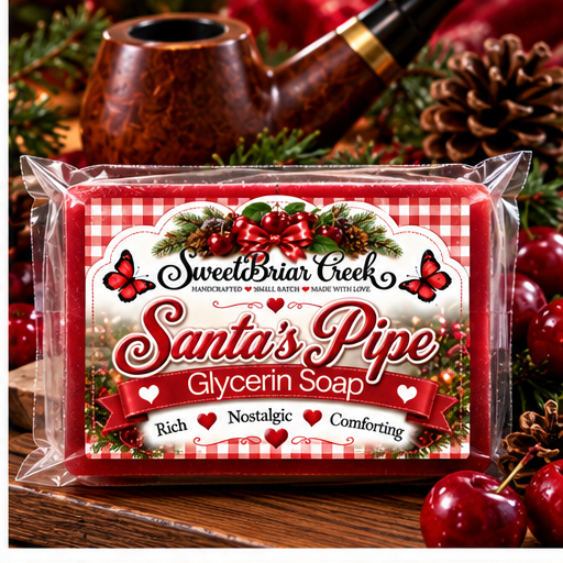 Santa’s Pipe Coconut Milk Glycerin Soap
