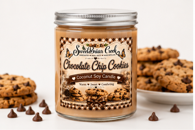 Chocolate Chip Cookie Coconut Soy Candle