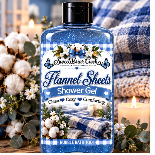 Flannel Sheets Shower Gel + Bubble Bath
