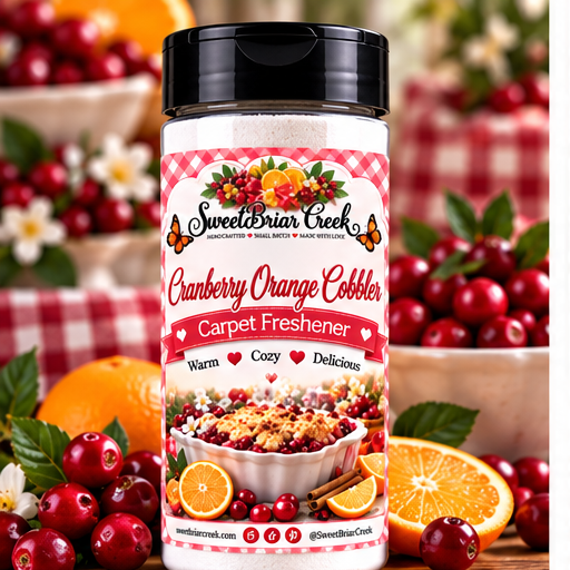 Cranberry Orange Cobbler Carpet Freshener Powder
