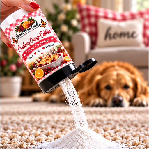 Cranberry Orange Cobbler Carpet Freshener Powder