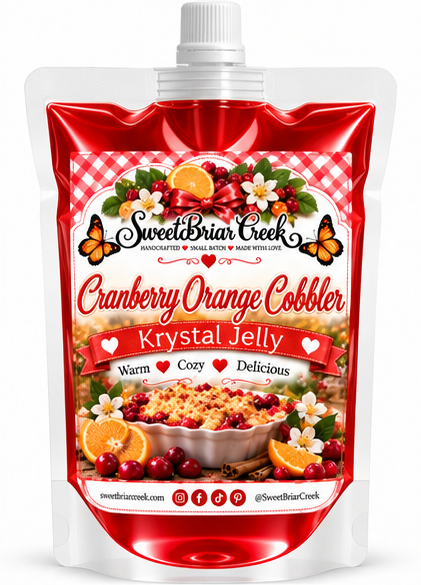 Cranberry Orange Cobbler  Krystal Jelly Squeeze for wax warmers