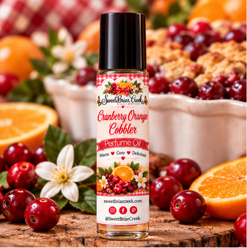 Cranberry Orange Cobbler Roll on Perfume Oil