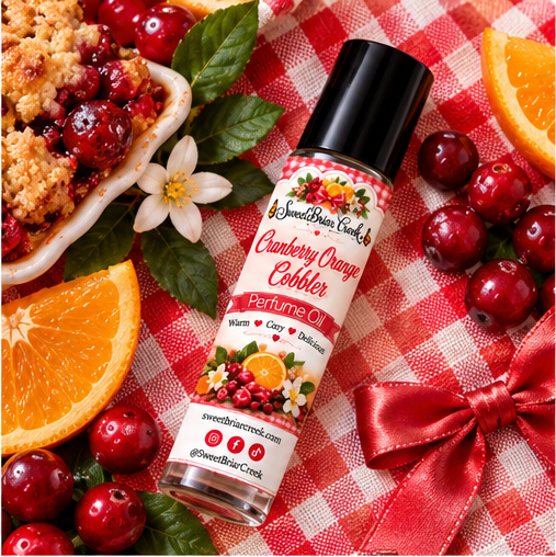 Cranberry Orange Cobbler Roll on Perfume Oil