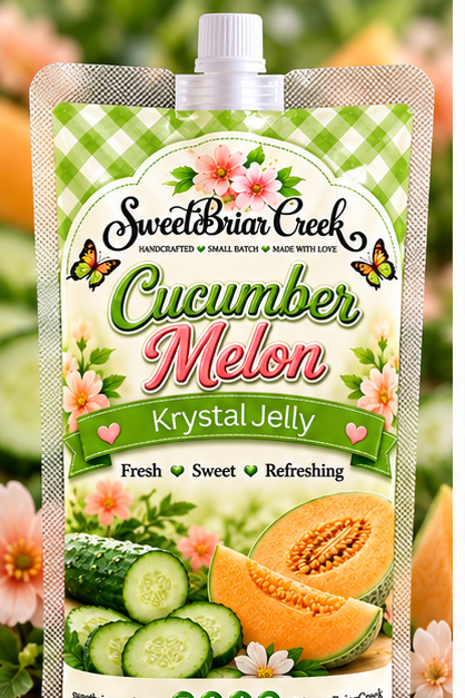 Cucumber Melon Krystal Jelly Squeeze for wax warmers.