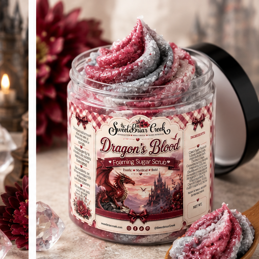 Dragon's Blood Foaming Sugar Scrub