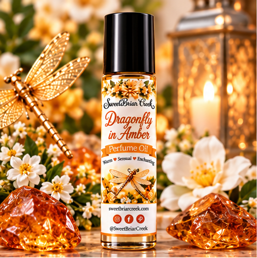 Dragonfly in Amber Roll on Perfume