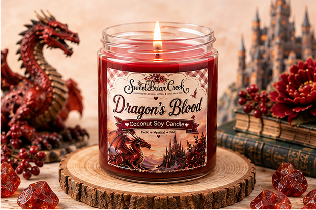 Dragon's Blood Coconut Soy Candle